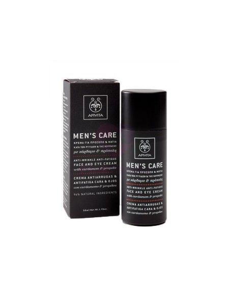 Apivita Mens Care Crema Antiarrugas Cara y Ojos...