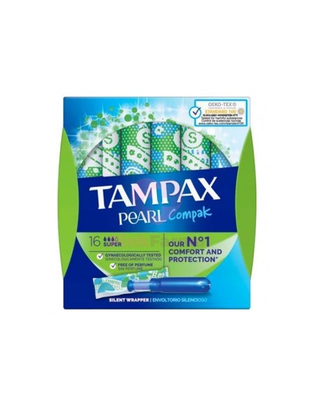 Tampax Pearl Compak Super 16u
