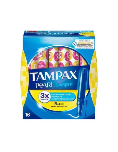 Tampax Pearl Compak Regular 16u