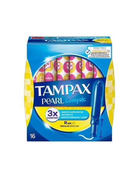 Tampax Pearl Compak Regular 16u