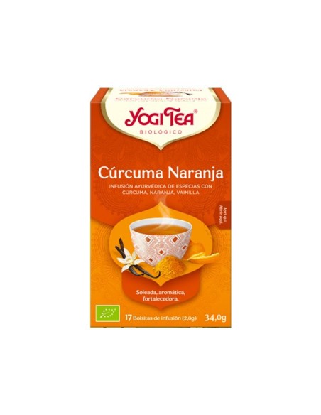 Yogi Tea Curcuma Naranja 17 Bolsitas