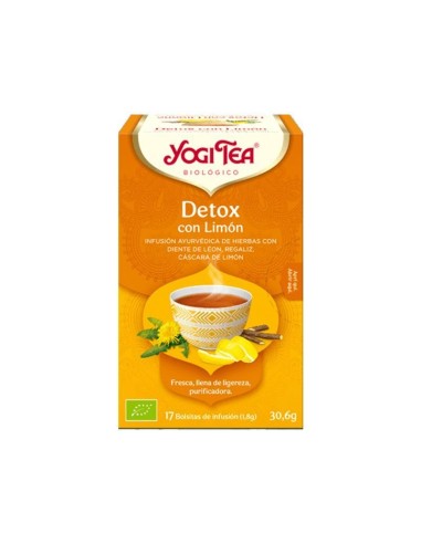 Yogi Tea Detox con Limon 17 Bolsitas