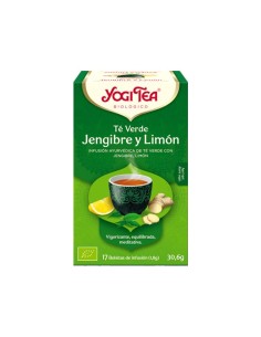 Yogi Tea Te Verde Jengibre y Limon 17 Bolsitas