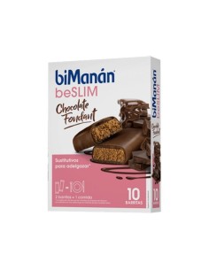 BiManan BeSlim Barrita Chocolate Fondant 10u 2