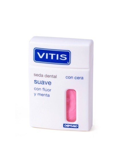 Vitis Seda Dental Suave con Cera Fluor y Menta 50m