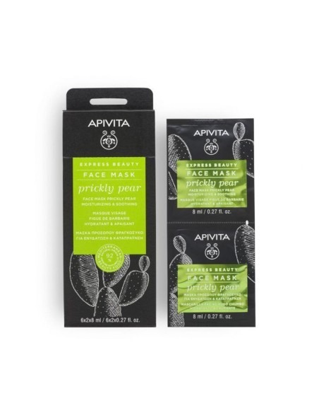 Apivita Express Beauty Mascarilla Higo Chumbo 2x8m