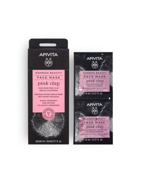 Apivita Express Beauty Mascarilla Arcilla Rosa...