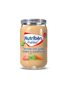 Nutriben Potitos Ternera con Judias Verdes y Zanahoria 235g