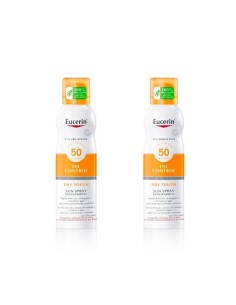 Eucerin Sun Spray Toque Seco Duplo SPF50 2x200ml