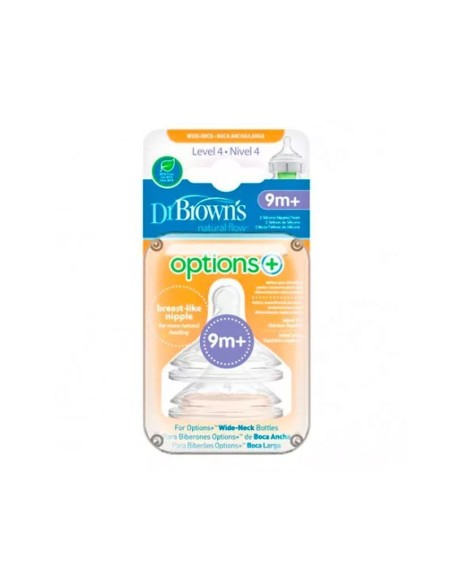Dr Browns Tetina Nivel 4 2u