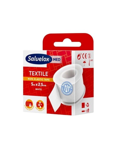 Salvelox Med Esparadrapo Blanco 5mX2,5cm