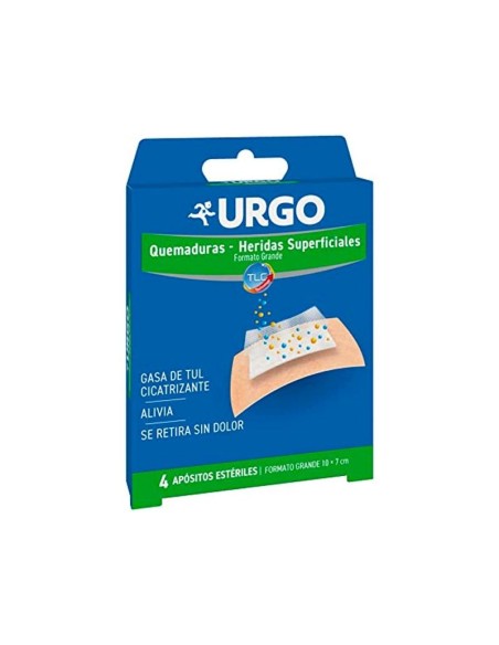 Urgo Quemaduras Aposito 4u 10x7cm