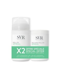 SVR Spirial Desodorante Roll On 50ml + Recarga 50ml