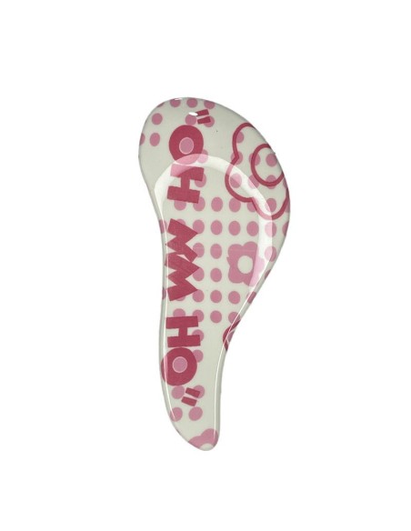 Cepillo Antienredos y Antitirones Flores Rosas