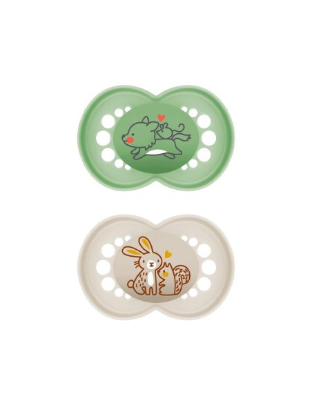 Mam Chupete Silicona Original Pure +16m Neutro