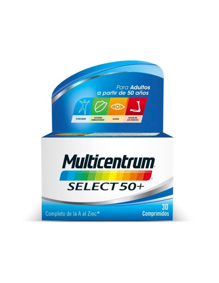 Multicentrum Select 50+ 30 Comprimidos
