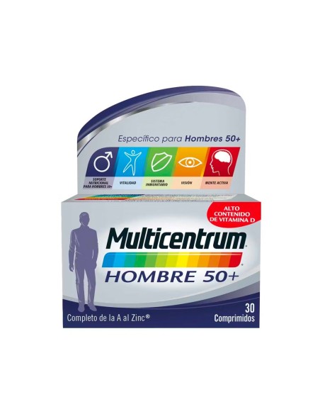 Multicentrum Hombre 50+ 30 Comprimidos