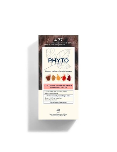 Phyto Coloracion Permanente 4.77 Castaño Marron