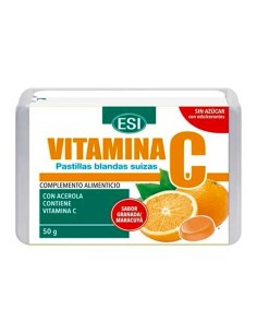ESI Vitamina C Pastillas Suizas Granada/Maracuya 50g