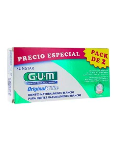 Gum Original White Pasta Dental Duplo 2x75ml