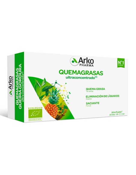 Arkopharma Arkofluido Quema Grasa 20amp