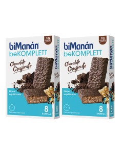 BiManan BeKomplett Barrita Chocolate Crujiente Duplo 2x8u