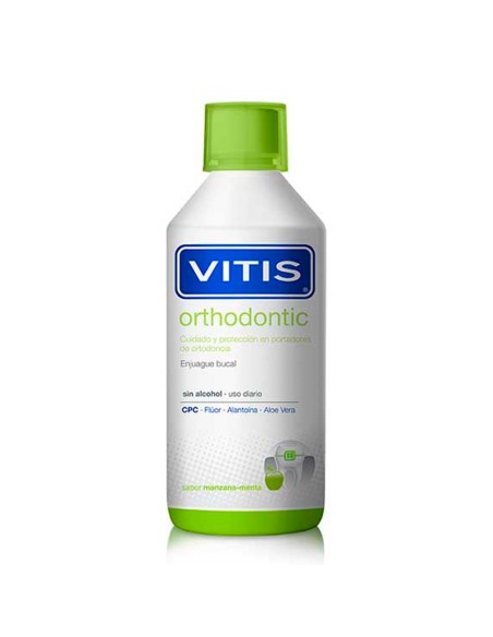Vitis Orthodontic Colutorio Menta Manzana 500ml