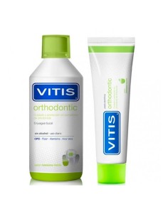 Vitis Orthodontic Pack Pasta 100ml y Colutorio 500ml