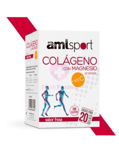 AMLsport Colageno con Magnesio 20 sticks