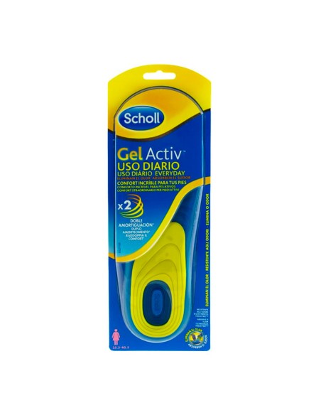 Scholl Gel Activ Plantilla Uso Diario Mujer