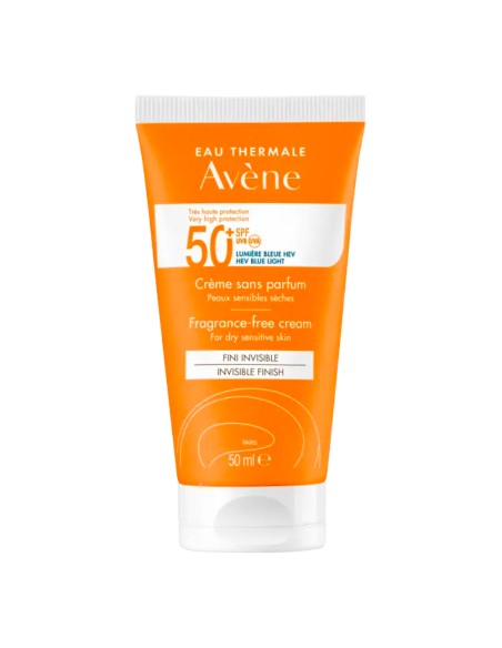 Avene Solar Crema Sin Perfume SPF50 50ml