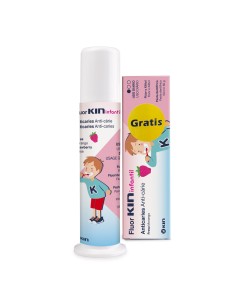 KIN Fluor Infantil Pasta Dosificador 100ml + Pasta 50ml