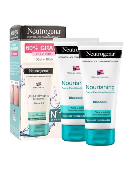 Neutrogena Pies Crema Ultra Hidratante Duplo 2x100ml