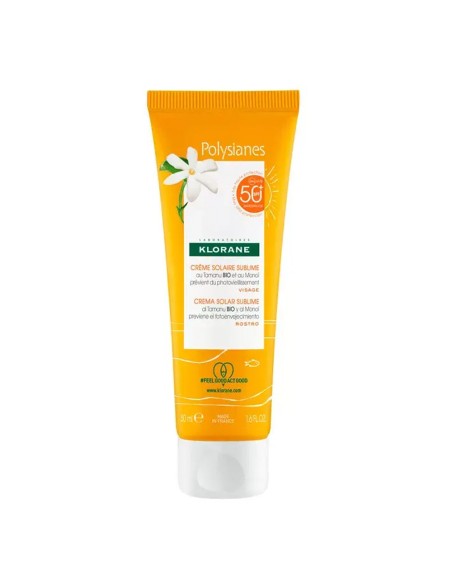 Klorane Polysianes Crema Solar Cara SPF50 50ml