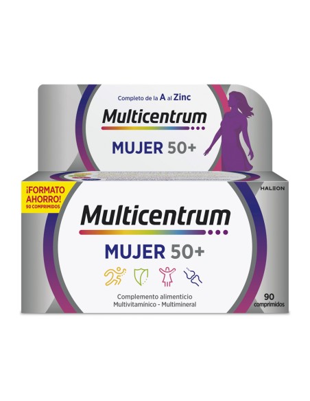 Multicentrum Mujer 50+ 90 Comprimidos