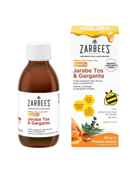 Zarbees Jarabe Tos y Garganta Familia 150ml