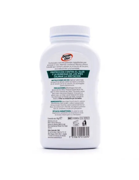 Devor Olor Polvos Desodorantes Duplo 2x100g