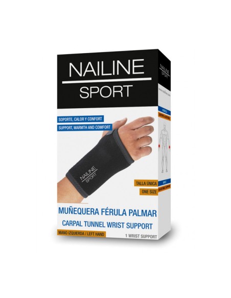 Nailine Sport Neopreno Muñequera Ferula Palmar...