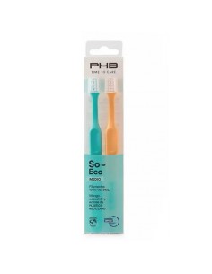 PHB So-Eco Pack 2 Cepillos Medios 2