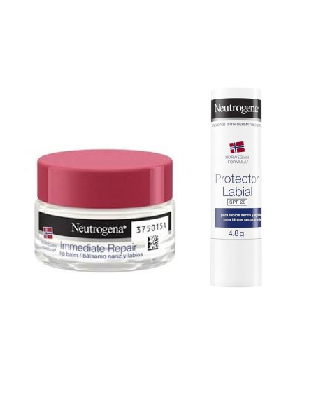 Neutrogena Labial Stick 4.8g + Labial Tarro 15ml