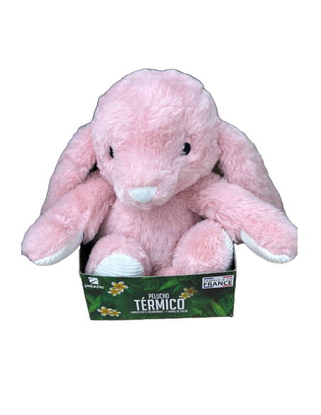 Pelucho Termico Conejo Rosa