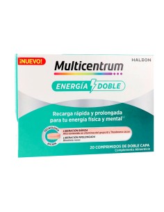 Multicentrum Energia Doble 20 Comprimidos