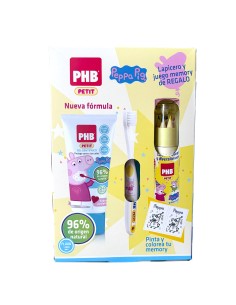 PHB Pack Infantil Pasta y Cepillo Peppa Pig + Juego