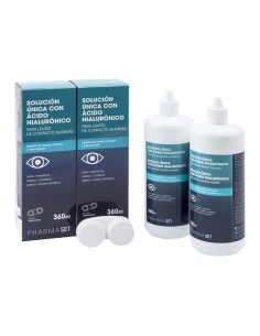 Pharmaset Solucion Unica con Ac. Hialuronico 2x360ml