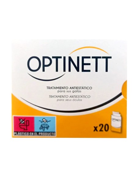 Optinett Toallitas Limpiagafas 20 Unidades