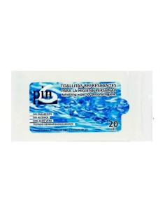 Pin6 Toallitas Refrescantes 20 Unidades