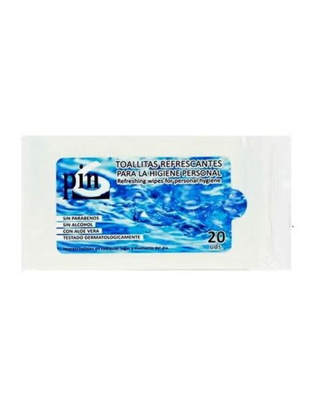 Pin6 Toallitas Refrescantes 20 Unidades