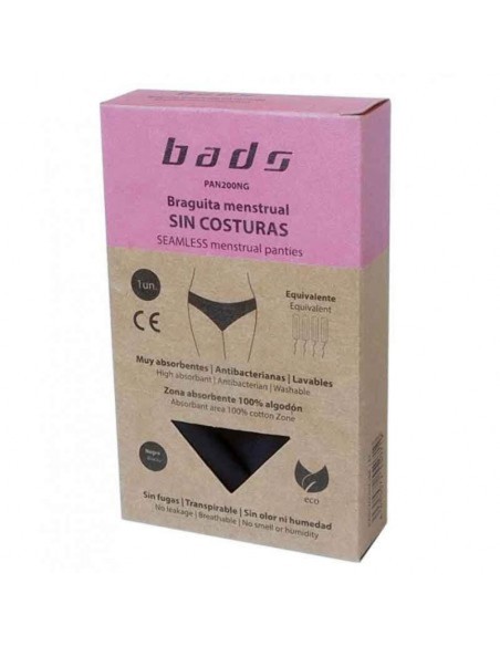 Bads Braguita Menstrual Sin Costuras Talla S