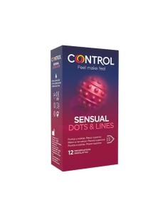 Control Preservativos Sensual Dots & Lines 12u