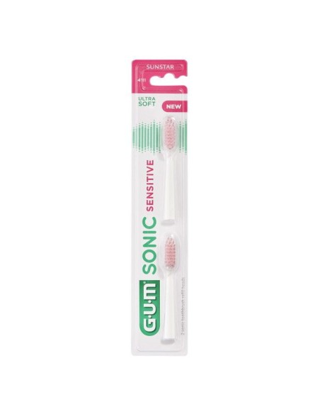 Gum Sonic Sensitive Recambio Cepillo 2uds